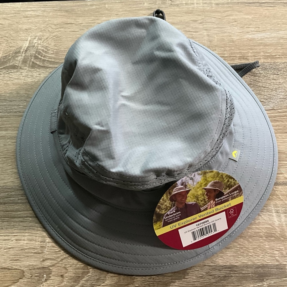 SOLAR ESCAPE UV EXPLORER BUCKET HAT GRAY BRAND NEW